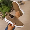 thumbnail image 5 of Women's Slip on Sneakers Breathable Platform Soft Sole Tennis Shoes Lightweight Athletic Gym Non Slip Work Shoes, 5 of 7