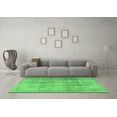 thumbnail image 3 of Ahgly Company Machine Washable Indoor Rectangle Persian Emerald Green Traditional Area Rugs, 4' x 6', 3 of 4