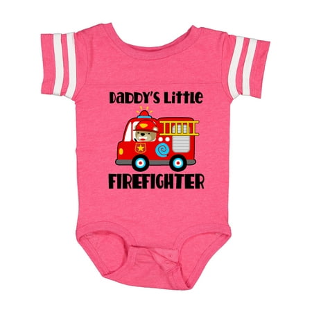 

Inktastic Daddys Little Firefighter Gift Baby Boy or Baby Girl Bodysuit