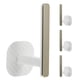 thumbnail image 5 of 4 ganchos adhesivos de plástico para cortinas, multiusos, para cocina., 5 of 6