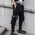 thumbnail image 2 of Pantalones De Moda Cargo Streetwear Hip Hop Joggers Hombre, 2 of 8