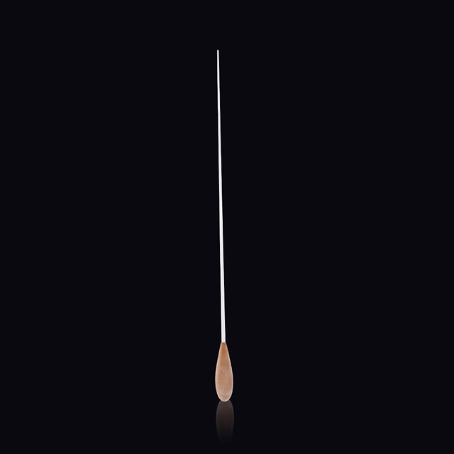 Conductor Musical Batuta, 15" Pearwood Handle Lightweight Música Banda Conduciendo Baton para Concierto sinfónico coral EOTVIA NO