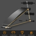 thumbnail image 6 of Spaco Adjustable Arc-Shaped Decline Sit up Bench, Home Gym Sit Up Bench for Glute & Ab Workouts, 6 of 8