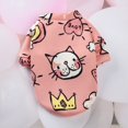 thumbnail image 1 of Chien d'Animal Costume Mignon Animal Imprimé Manteau Coton Doux Pull-Over Veste Sweatshirt, 1 of 6