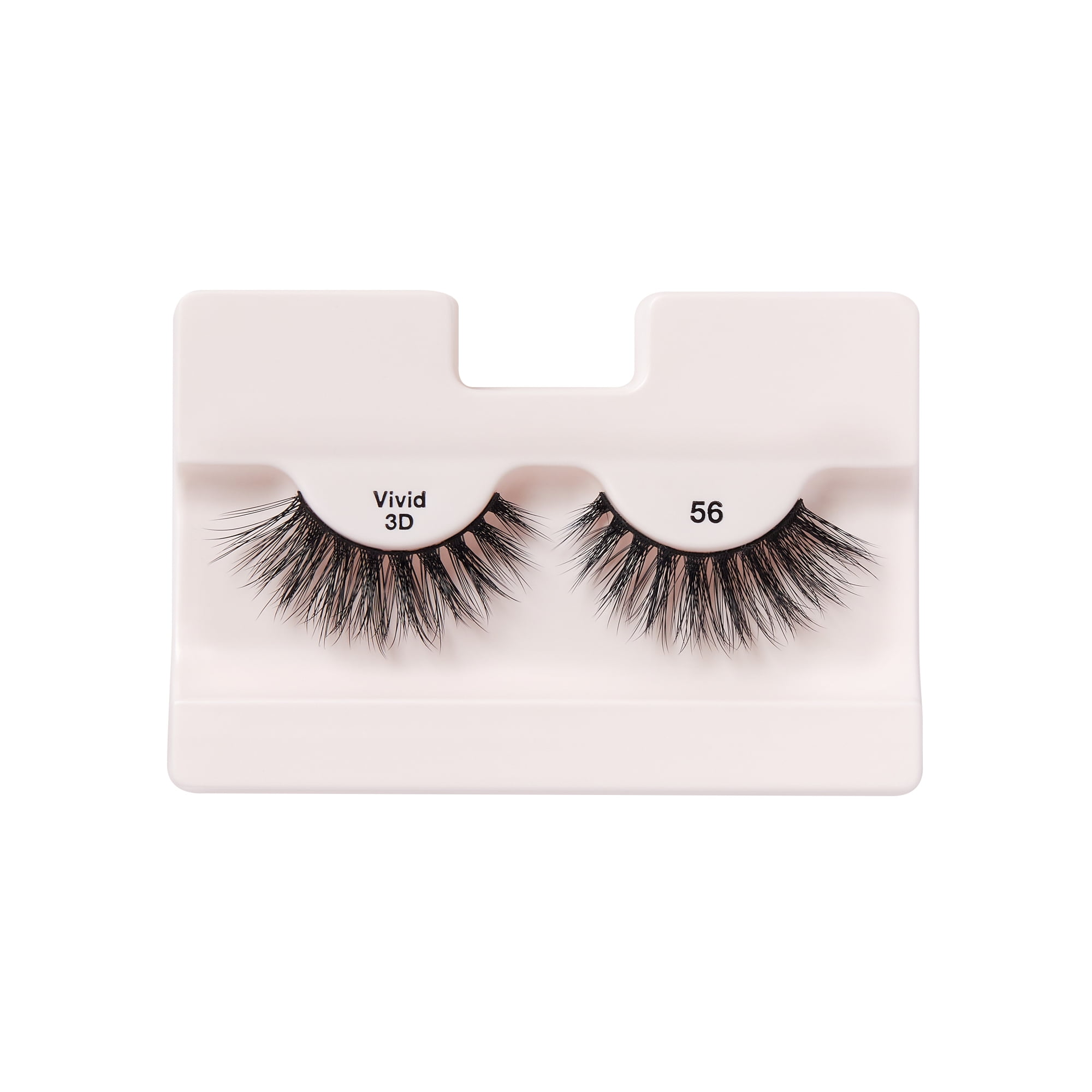 KISS i-ENVY 3D Collection Vivid False Eyelashes, Style 56 - Lightweight Fanned