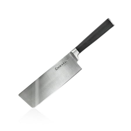 Ginsu Gourmet Chikara Series Forged 420J Japanese Stainless Steel 6-Inch Cleaver Knife, (Best Japanese Vegetable Cleaver)