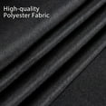 thumbnail image 3 of 6 Pack Black Table Cloth for Rectangle Table, 70 x 120 Inch Polyester Fabric Tablecloths Rectangular Table Covers 6-8ft for Party, Banquet, Dining, Wedding, Graduation, 3 of 6