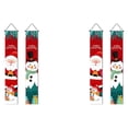 thumbnail image 3 of Wosthever 2 piezas de pancartas colgantes de Navidad, carteles de porche de Navidad, decoración Exterior de vacaciones, puerta delantera para el Type2 NO2, 3 of 6