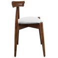 thumbnail image 2 of Ergode Stalwart Dining Side Chairs Set of 2 - Dark Walnut White, 2 of 4