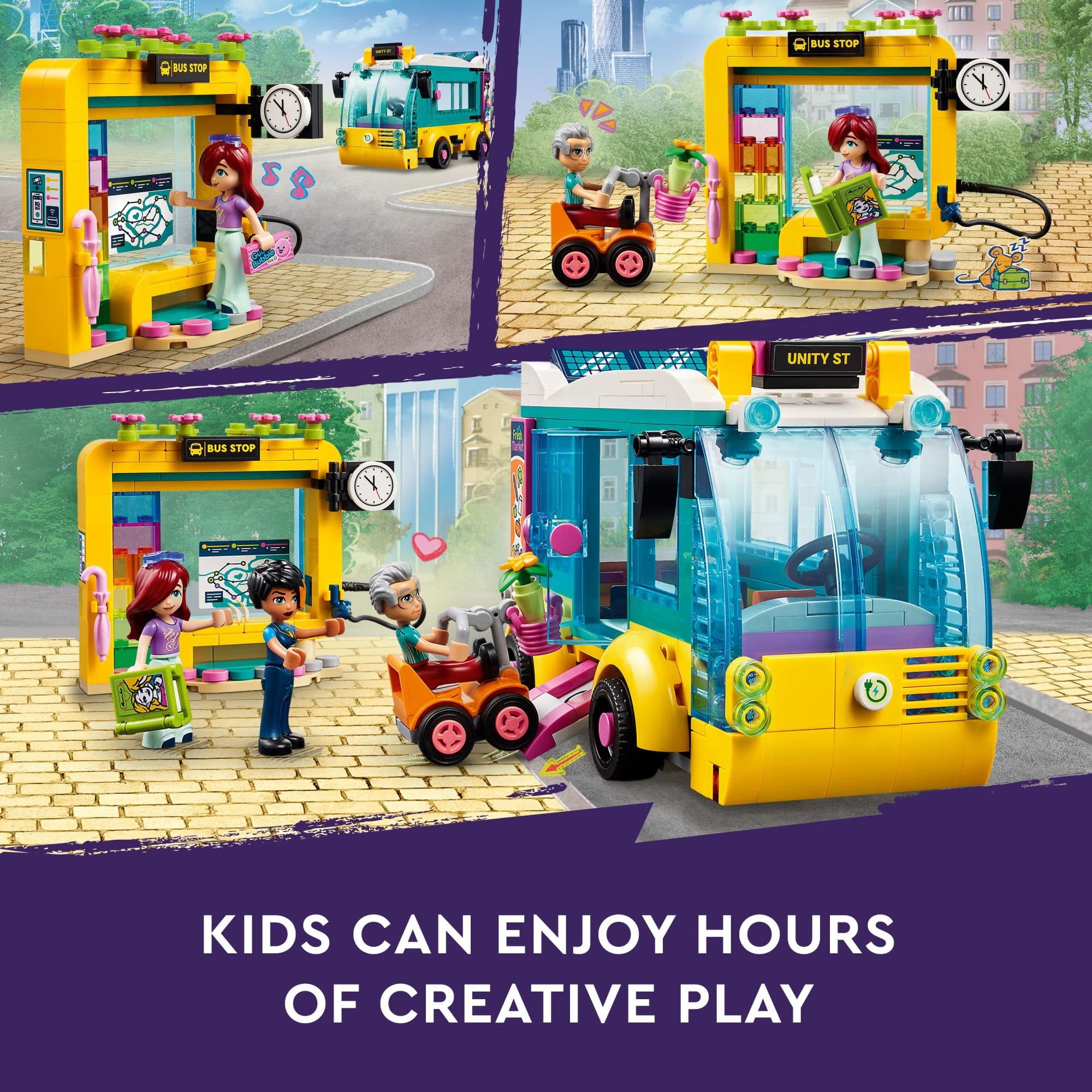 Lego friends fun bus hotsell