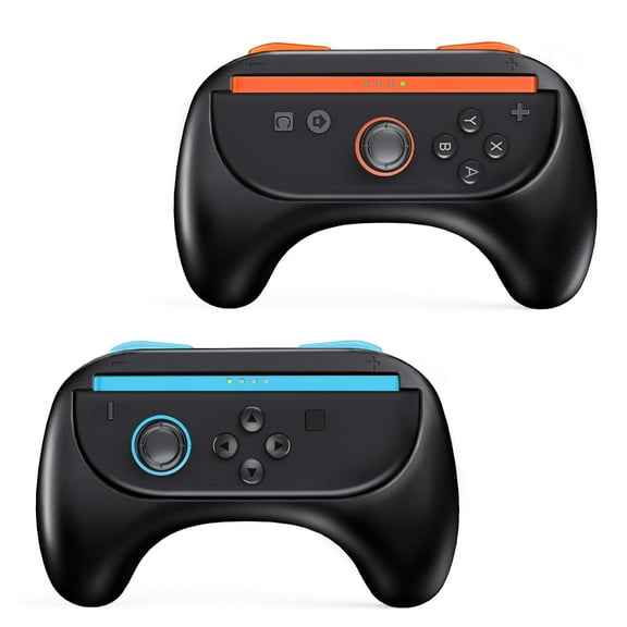 Uberwith Controller Grip for NS Switch 2 Joy-Con– 2 Pack Ergonomic Handle Grips for Switch 2 Joy con (Black)