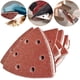 thumbnail image 4 of 70 Triángulos de lijado con velcro 6 agujeros grano 60/80/120/180/240/320/400 Juego de papel de lija triangular abrasivo triangular para lijadora triangular, 4 of 4