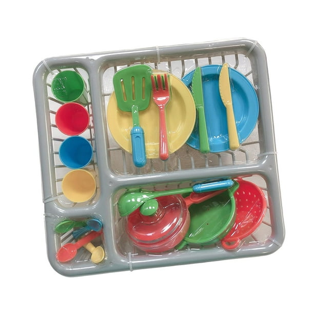 28x Utensilios de Cocina Juguetes Coloridos Accesorios de Cocina de Juego para Preescolar
