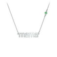thumbnail image 1 of Mama' Necklace with Satellite Birthstone, 1 of 4