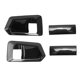 thumbnail image 2 of 4 unids/set manija de puerta Interior adornos cubierta de fibra de carbono accesorio de coche apto para HiAce 2019, 2 of 8