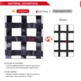 thumbnail image 2 of Red de carga resistente Surmountway, 66 x 50 pulgadas, capacidad de 1100 libras, hebillas de leva ajustables y ganchos en S, se adapta a camionetas y remolques, 2 of 9