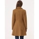 thumbnail image 4 of Abrigo Largo Elegante de Invierno con Solapa y Doble Botonadura para Mujer marrón XL, 4 of 5