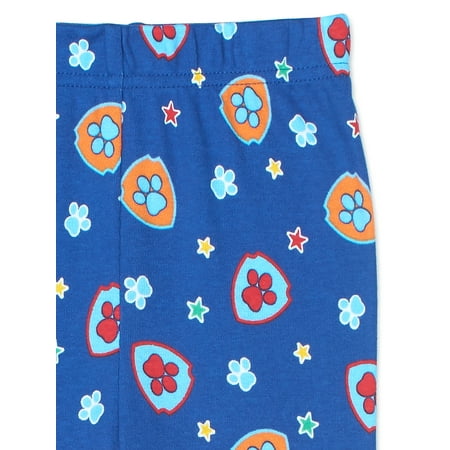 Paw Patrol Toddler Boys Snug Fit Cotton Long Sleeve Pajamas in Blue, 2pc Set (2T-5T)