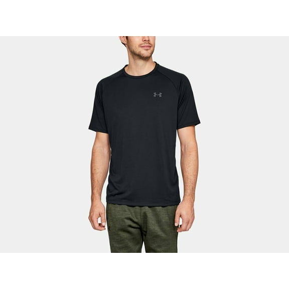 Under Armour Men's UA Tech 2.0 Short Sleeve Shirt 1326413 Black