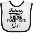 thumbnail image 3 of Inktastic Future Nurse Practitioner Girls Baby Bib, 3 of 4