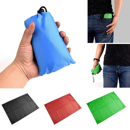 Outdoor Pocket Blanket Mini Folding Beach Blanket Waterproof Blanket Travel Blanket Picnic Blankets Tarp Outdoor Waterproof Blanket Picnic Blanket Camping Blanket Picnic Mat for Hiking