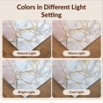 thumbnail image 7 of Design&I 8'x10' Washable Area Rug Extra Large Skid-Resistant Low Profile Pink Blush Marble Design Abstract Cracked Stone with Veining for Living Room, Family, 7 of 7