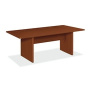HON BL Series Conference Table, Rectangle, Flat Edge Profile, Slab Base, 72"W x 36"D, Medium Cherry Finish