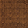 thumbnail image 1 of Ahgly Company Indoor Square Abstract Orange Modern Area Rugs, 6' Square, 1 of 4