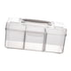thumbnail image 3 of Caja de medicamentos, organizador de medicamentos, botiquín de primeros auxilios para escritorio familiar y oficina. Tamaño pequeño separado, 3 of 9