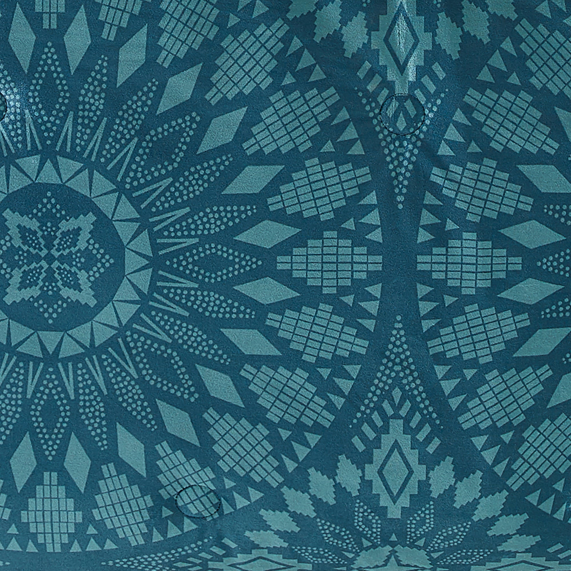 Mainstays Teal Velvet Medallion 10 Piece Bed in a Bag with Sheets and 3 DecPillows, King