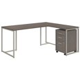 thumbnail image 1 of Bush Business Furniture Method by Kathy Ireland 72" L Desk with File Cabinet in Cocoa, 1 of 7