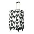 thumbnail image 2 of Haiem Retro Rooster Luggage Cover Printed Suitcase Covers for Luggage Elastic Washable Suitcase Protector Fits 18-32 Inch Luggage-Small, 2 of 9