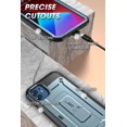 thumbnail image 6 of SUPCASE Unicorn Beetle Pro Series Designed Apple iPhone 12 Mini Case 5.4 Inch (2020 Release), Built-in Screen Protector Full-Body Rugged Holster Case for iPhone 12 Mini (Cerulean), 6 of 9