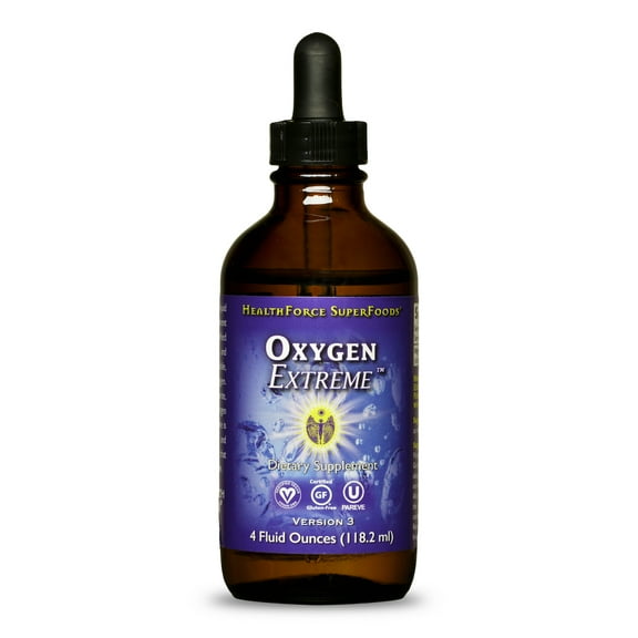 HealthForce SuperFoods Oxygen Extreme - Liquid - 4 Fl Oz Liquid Dropper