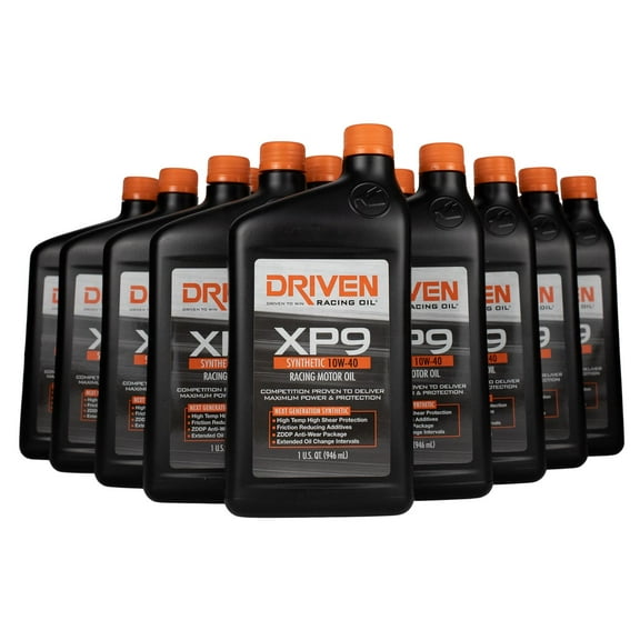 Driven Racing Oil XP9 10W40 Motor Oil 1 qt Case Of 12 P/N 03207