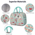 thumbnail image 4 of Lunch Bag Lunch Box for Women Reusable Insulated Lunch Bags,Water-Resistant Crab Shrimp Fish Lobster Cooler Lunch Tote Bag, Large Capacity for Work Travel Picnic, 4 of 6
