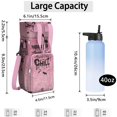 thumbnail image 3 of Insulated Halloween Ghostface Water Bottle Carrier Bag Sleeve with Strap Crossbody for 20/24/32/40oz Tumbler,Horror Spooky Water Bottle Holder Sling Bag with Pocket Gifts for Women Men Adults, 3 of 7