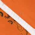 thumbnail image 5 of BNM Paisley Flannel Cotton Duvet Set, Twin, Pumpkin, 5 of 7