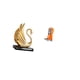 thumbnail image 5 of Figura De Cisne, Escultura De Arte Moderno Y Estatua Moai De Cabeza De Isla De Pascua, Retrato Antiguo De Resina, Decoración Para Sala De Estar, Dormitorio, Armario De Escritorio, 5 of 8