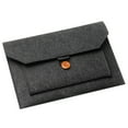 thumbnail image 3 of landege Black Laptop Pouch Portable Felt Laptop Tablet Bag Computer Pouch (13 inch), 3 of 10
