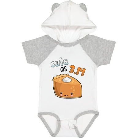 

Inktastic Cute As 3.14 Pi Day Pumpkin Pie Pun Gift Baby Boy or Baby Girl Bodysuit
