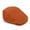 Burnt Orange Solid, variant on FUIALDOLG Woodland Camo Pattern Beret Hat, Windproof Soft Newsboy Cap Retro Newsboy Hat for Travel Fishing
