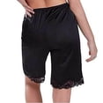 thumbnail image 4 of Summer Women's Midi Trouser Pants Soft Solid Lace Half Slip Women Sleepwear, 4 of 4