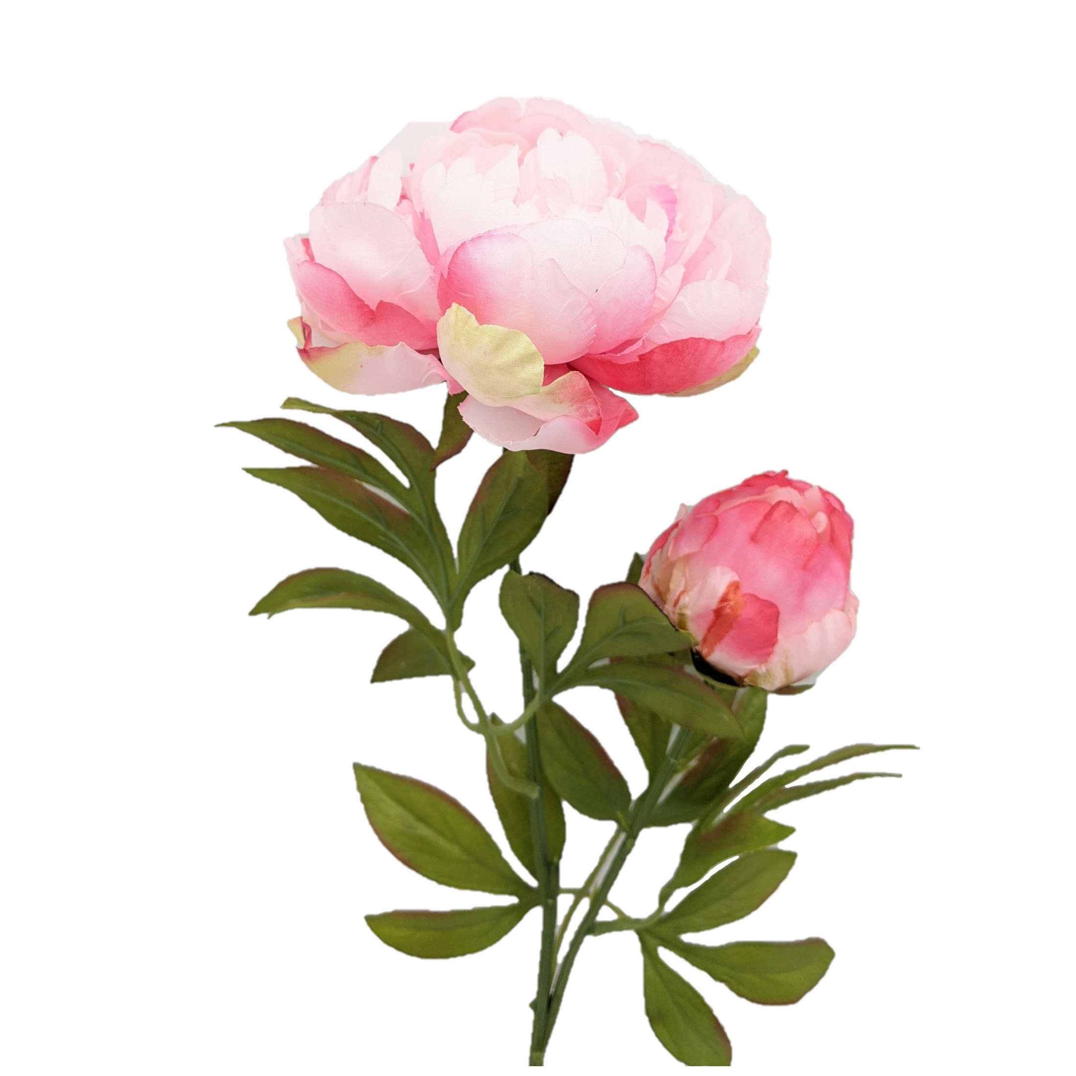 Mainstays 27" Tall Artificial Pink Peony Flower Indoor Stem - image 3 of 5