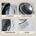 thumbnail image 7 of Auertech 1.6 cu ft 120 V Gray Electric Portable Clothes Dryer, 7 of 7