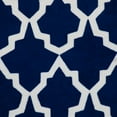 thumbnail image 6 of 18" X 18" Blue 100% Cotton Geometric Zippered Pillow, 6 of 10