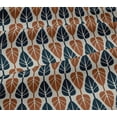 thumbnail image 4 of oneOone Cotton Jersey Rust Brown Fabric Leaves Block Fabric For Sewing Printed Craft Fabric By The Yard 58 Inch Wide, 4 of 4