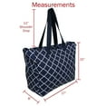 thumbnail image 4 of XL Water Resistant Womens Travel Weekender Tote Bag, Pockets Inside & Outside, 4 of 7