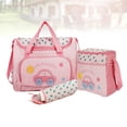 thumbnail image 1 of Ensemble de 4 Pcs Sacs à Couches Multifonctions Grande Capacité et Matelas à Langer Imperméables Durables Portatifs Ensemble de Sac à Couches Sac d'Allaitement pour Bébé Sac pour Maman, 1 of 6