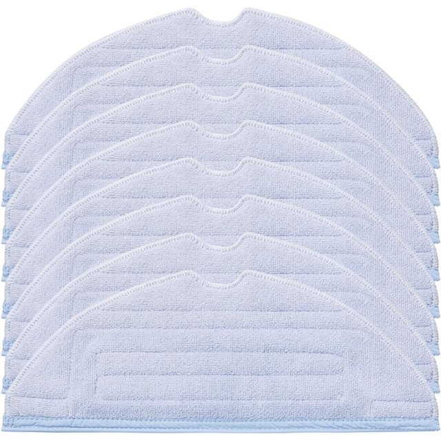8Pcs Microfiber Mop Cloth Pad for Roborock S8+, S8,S7, S7+, S7 Pro,S7 Max Ultra, S7 MaxV, S7 MaxV Plus, S7 MaxV Ultra Robot Vacuum,Washable Mopping Cloth Accessories